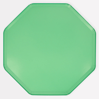 Meri Meri - Emerald Green Dinner Plates - Zümrüt Yeşili Tabaklar (L) (x8) Kategorisiz