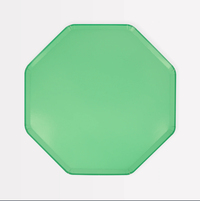 Meri Meri - Emerald Green Side Plates - Zümrüt Yeşili Tabaklar (M) (x8) Kategorisiz