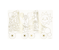 Meri Meri - Happy Icons Colouring Placemats - Mutlu Semboller Boyama Amerikan Servisleri (x8) Kategorisiz