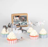 Meri Meri - Horse Cupcake Kit - At Cupcake Kit (x24) Kategorisiz