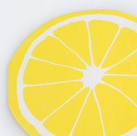 Meri Meri - Lemon Napkins - Limon Peçeteler (x16) Kategorisiz