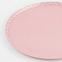 Meri Meri - Mixed Wavy Line Dinner Plates - Karışık Renkler Dalgalı Tabaklar (L) (x8) Kategorisiz