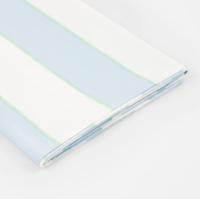 Meri Meri - Pale Blue Stripe Tablecloth - Soluk Mavi Çizgili Kağıt Masa Örtüsü Kategorisiz