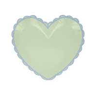 Meri Meri - Pastel Renk Kalp Tabaklar (8'li) Kategorisiz