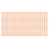 Meri Meri - Peach Stripe Tablecloth - Şeftali Tonlu Çizgili Kağıt Masa Örtüsü Kategorisiz
