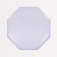 Meri Meri - Periwinkle Side Plates - Menekşe Rengi Tabaklar (M) (x8) Kategorisiz