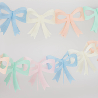 Meri Meri - Tissue Paper Bow Garland - Fiyonk Asılan Süsler (x3) Kategorisiz