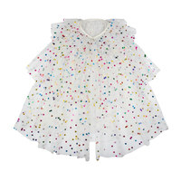 Meri Meri - Dotty Collared Cape - Noktalı Pelerin Kostüm ve Aksesuarlar