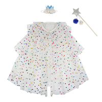 Meri Meri - Dotty Collared Cape - Noktalı Pelerin Kostüm ve Aksesuarlar