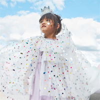 Meri Meri - Dotty Collared Cape - Noktalı Pelerin Kostüm ve Aksesuarlar