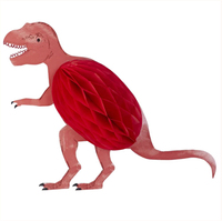 Meri Meri - Honeycomb Dinosaur Decorations - Petek Dinozor Dekorlar - 3lü Masa Süsü