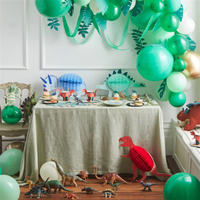 Meri Meri - Honeycomb Dinosaur Decorations - Petek Dinozor Dekorlar - 3lü Masa Süsü