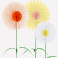 Meri MeriMeri Meri - 3 Large Stand Up Flower Decorations - 3'lü Büyük Ayaklı Çiçek Dekorasyonu298320