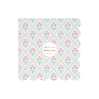 Meri MeriMeri Meri - Bloomsbury Çiçek Desenli Peçeteler - L - 16 Adet283317