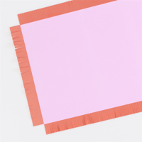 Meri MeriMeri Meri - Bright Fringed Paper Placemats - Renkli Saçaklı Kağıt Sofra Altlıkları - 12 Adet300129