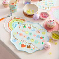 Meri MeriMeri Meri - Charm Party Rainbow Napkins - Bileklik Partisi Gökkuşağı Peçeteler - 16 Adet298572