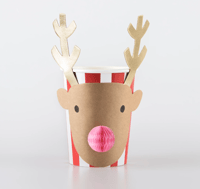 Meri MeriMeri Meri - Christmas Honeycomb Cups - Yeni Yıl Bardak (8'li)270040