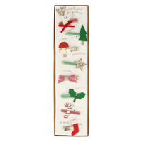 Meri MeriMeri Meri - Christmas Icon Hair Clips - Yeni Yıl Motifli Tokalar (8'li)270175