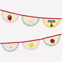 Meri MeriMeri Meri - Crochet Scalloped Garland - Tığ İşi Fiston Asılan Süs301875