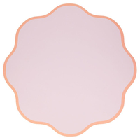 Meri MeriMeri Meri - Dalgalı Yuvarlak Pastel Servis Matı - 12 Adet283173