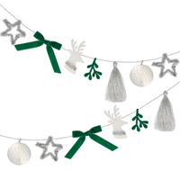 Meri MeriMeri Meri - Elegant Christmas Garland - Yeni Yıl Asılan Süs210331
