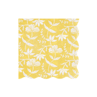 Meri MeriMeri Meri - Flora Large Napkins - Flora Büyük Peçeteler - L - 16 Adet302559
