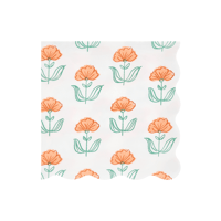 Meri MeriMeri Meri - Flora Large Napkins - Flora Büyük Peçeteler - L - 16 Adet302559