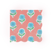 Meri MeriMeri Meri - Flora Large Napkins - Flora Büyük Peçeteler - L - 16 Adet302559