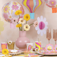 Meri MeriMeri Meri - Flower Power Lanterns - Flower Power Fenerler - 3 Adet300885