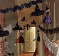 Meri MeriMeri Meri - Flying Honeycomb Witch Decorations - Uçan Cadılar Asılan Süs (3'lü)279213