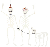Meri MeriMeri Meri - Giant Jointed Skeletons - Dev İskelet Dekorlar (3'lü)279744