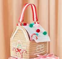 Meri MeriMeri Meri - Gingerbread House Bag - Zencefilli Kurabiye Evi Çanta280329