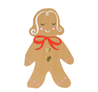 Meri MeriMeri Meri - Gingerbread Napkins - Zencefilli Kurabiye Peçete (16'lı)279636
