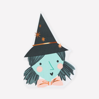Meri MeriMeri Meri - Halloween - Cadı Şeklinde Peçete - 16 Adet304035