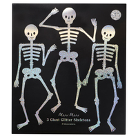 Meri MeriMeri Meri - Halloween - Dev Simli Eklemli İskelet Süsleri (3'lü)303900