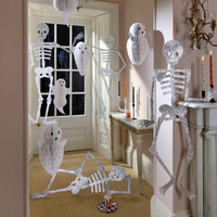Meri MeriMeri Meri - Halloween - Dev Simli Eklemli İskelet Süsleri (3'lü)303900