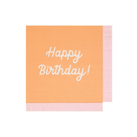 Meri MeriMeri Meri - Happy Birthday Peçeteler - L - 16 Adet288285