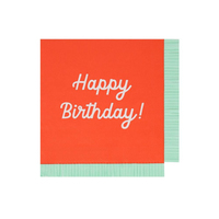 Meri MeriMeri Meri - Happy Birthday Peçeteler - L - 16 Adet288285