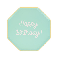 Meri MeriMeri Meri - Happy Birthday Tabaklar - M - 8 Adet284694
