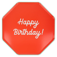 Meri MeriMeri Meri - Happy Birthday Tabaklar - L - 8 Adet285927
