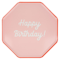 Meri MeriMeri Meri - Happy Birthday Tabaklar - L - 8 Adet285927