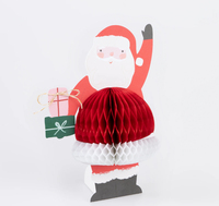 Meri MeriMeri Meri - Honeycomb Santa Tebrik Kartı280941