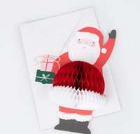 Meri MeriMeri Meri - Honeycomb Santa Tebrik Kartı280941