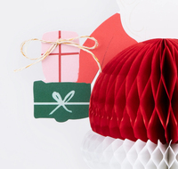 Meri MeriMeri Meri - Honeycomb Santa Tebrik Kartı280941