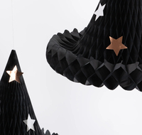 Meri MeriMeri Meri - Honeycomb Witch Hat Decorations - Cadı Şapkası Asılan Süsler (3'lü)279402