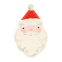 Meri MeriMeri Meri - Jolly Christmas Santa Plates - Noel Baba Tabaklar (8'li)270121