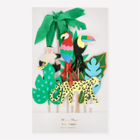 Meri MeriMeri Meri - Jungle Jamboree Cake Toppers - Jungle Jamboree Pasta Süsü299931