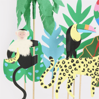 Meri MeriMeri Meri - Jungle Jamboree Cake Toppers - Jungle Jamboree Pasta Süsü299931