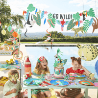 Meri MeriMeri Meri - Jungle Jamboree Party Masks - Jungle Jamboree Parti Maskeleri - 8 Adet300831