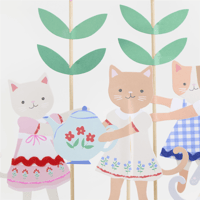 Meri MeriMeri Meri - Kitten Club Cake Toppers - Yavru Kedi Pasta Süsleri300813